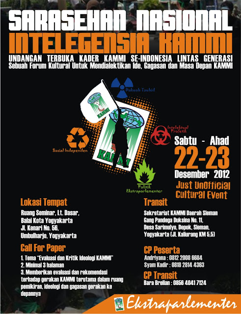 Sarasehan Nasional Inteligensia KAMMI Edisi Yogyakarta