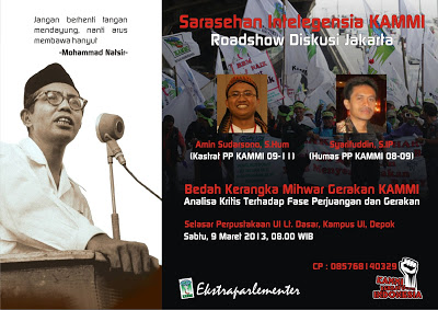 Roadshow Diskusi Sarasehan KAMMI Edisi Universitas Indonesia